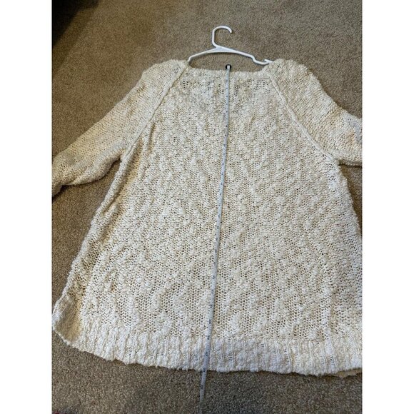 Abercrombie Women's Baggy Cable Knit Pullover Sweater  - L - Picture 6 of 7